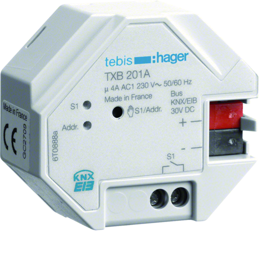 [HAGTXB201A] 1 sortie 4A filaire à encastrer