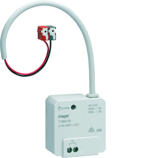 [HAGTYB601B] Module de sortie 1x 10A /230V~, à encastrer, KNX