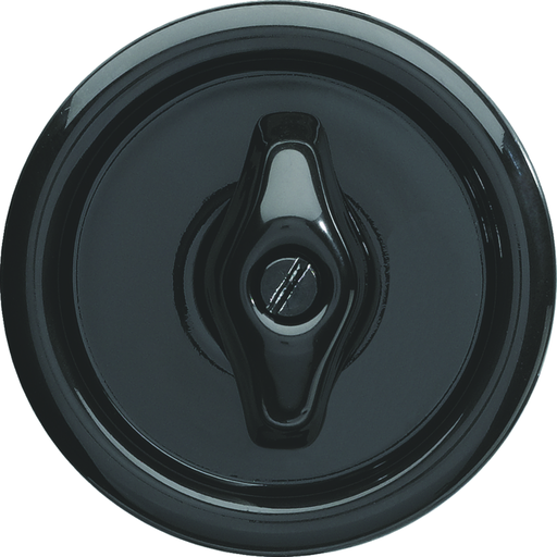 [HAGWMV781N] 1930 Enjoliveur et manette rotative en porcelaine nuit by Rosenthal