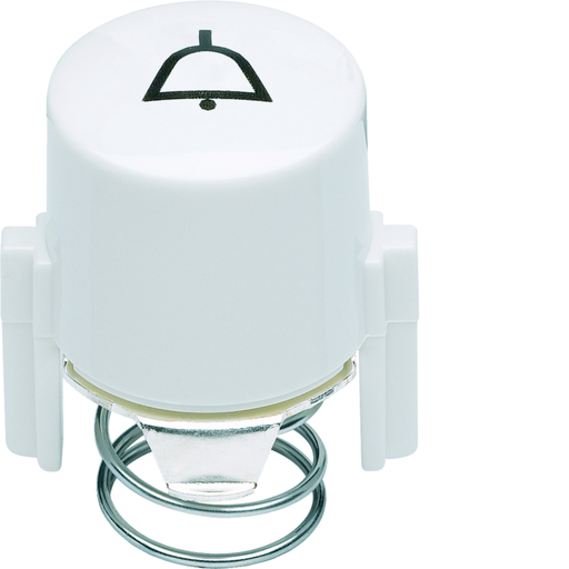 [HAGWMV783S] 1930 Enjoliveur de poussoir à voyant E10 symbole sonnette